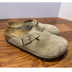 Birkenstock Boston Suede Clogs Women's Size 39 Regular Fit Iconic Footwear
